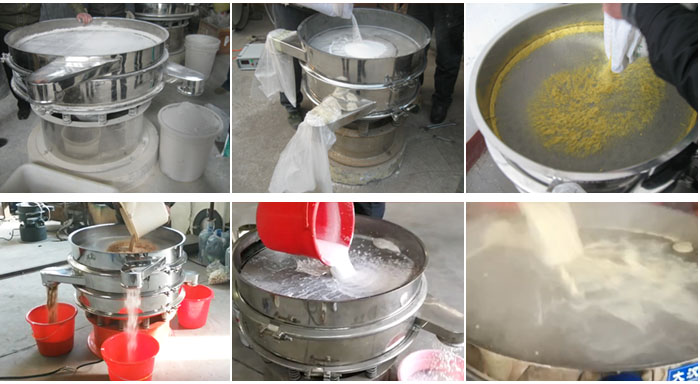 豆?jié){振動篩可適用于化工行業(yè)、食品行業(yè)、冶金礦業(yè)、公害處理等行業(yè)